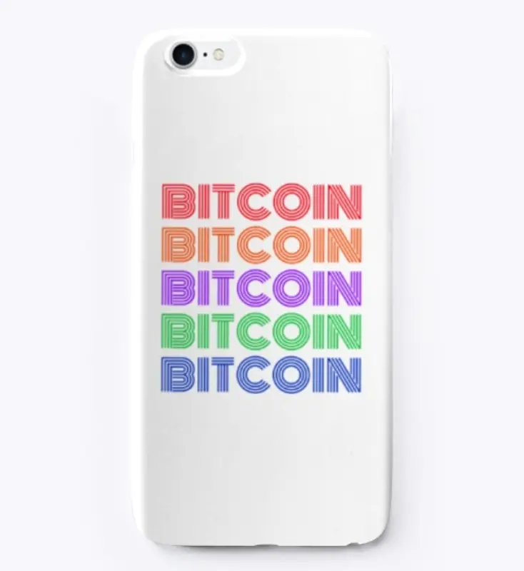 BITCOIN VINTAGE MULTICOLOR DESIGN