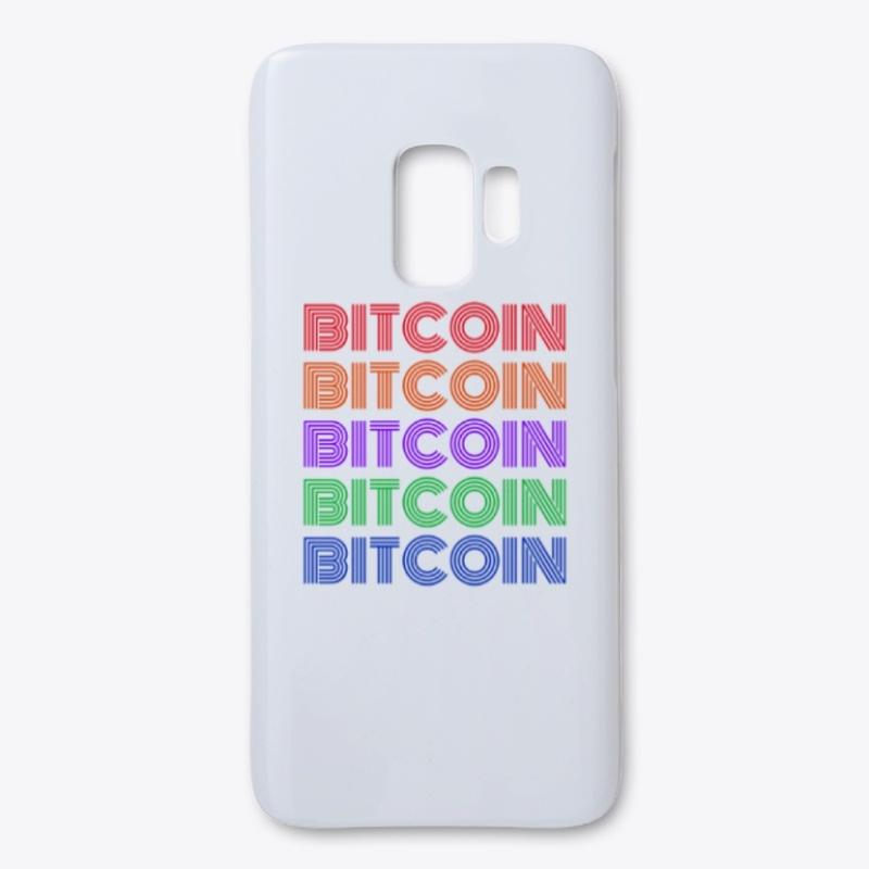 BITCOIN VINTAGE MULTICOLOR DESIGN